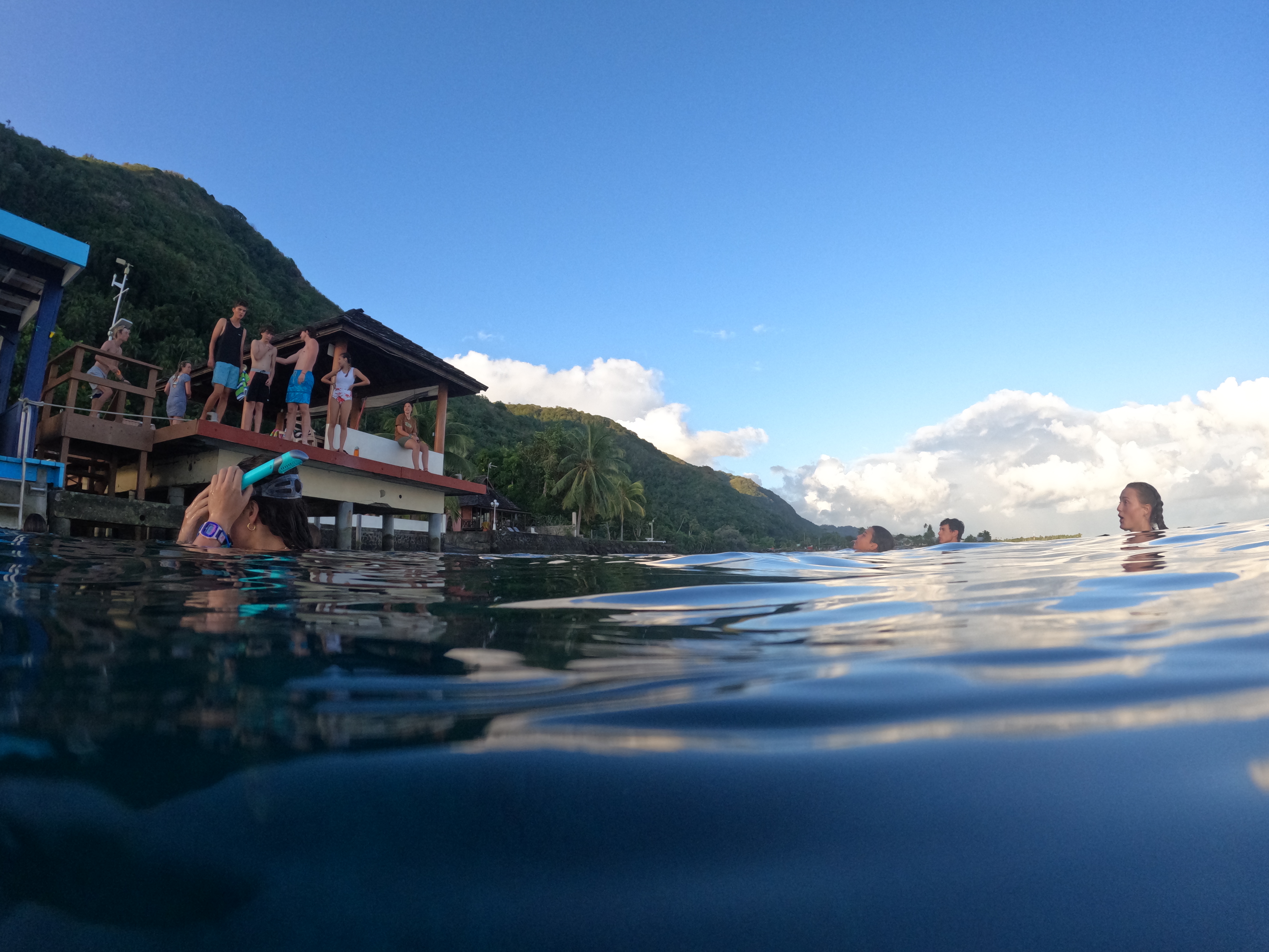 2022 Tahiti Taravao HXP - Day 6 (1st Day at the Work Site, Clearing the Land to Build a House for Tiana, Digging the Foundation & Footings, Purple Worms & Centipedes,Swimming in the Reef, Activity and Dinner with the Vaihiria Ward, Double Dragon)